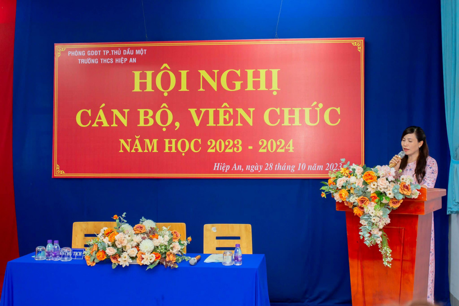 Hội nghị cán bộ, viên chức năm học 2023 - 2024