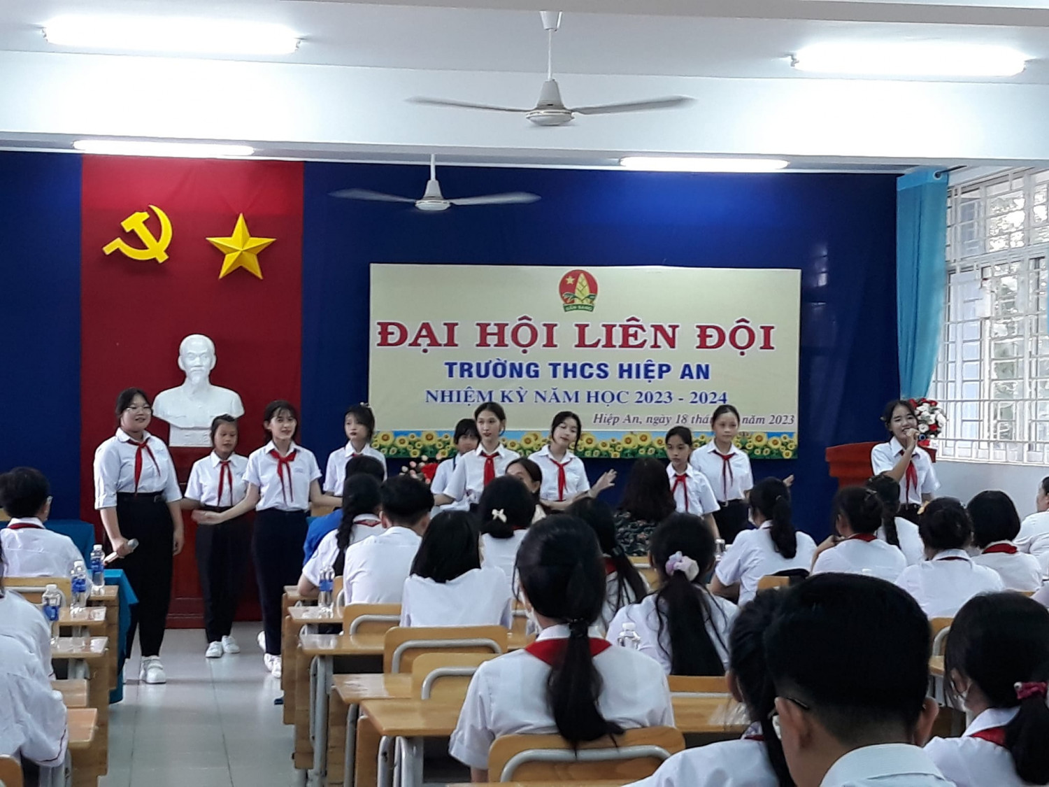 Đại hội Liên đội Trường THCS Hiệp An năm học 2023-2024