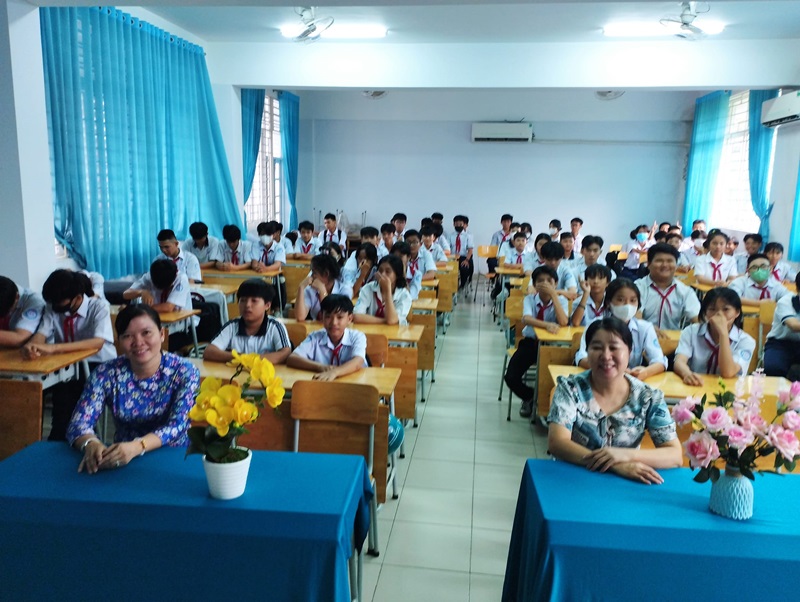 Sinh hoạt chủ điểm "xây dựng tình bạn đẹp - nói không với bạo lực học đường" 2023
