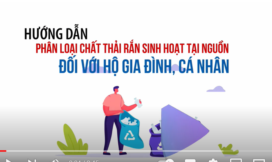 Hướng dẫn phân loại rác tại nguồn theo quy định của UBND tỉnh Bình Dương