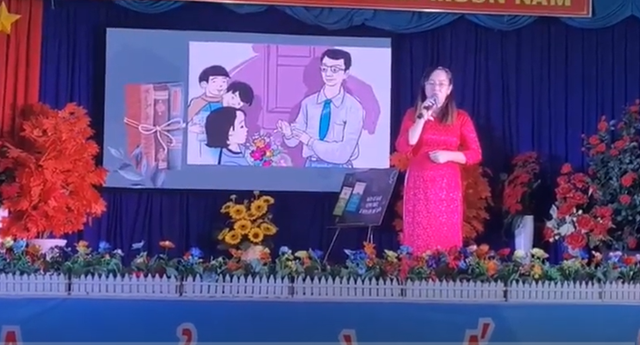 Trường THCS Hiệp An tham gia cuộc thi "Giáo viên- người truyền cảm hứng văn hóa đọc"