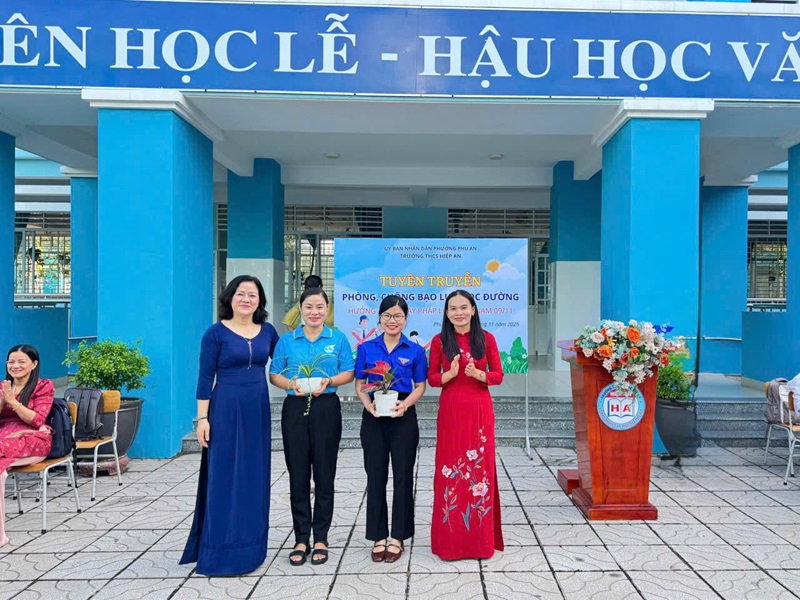 Liên Đội THCS Hiệp An Phối Hợp Tổ Chức Tuyên Truyền Phòng Chống Bạo Lực Ở Học Đường Năm Học 2025-2026