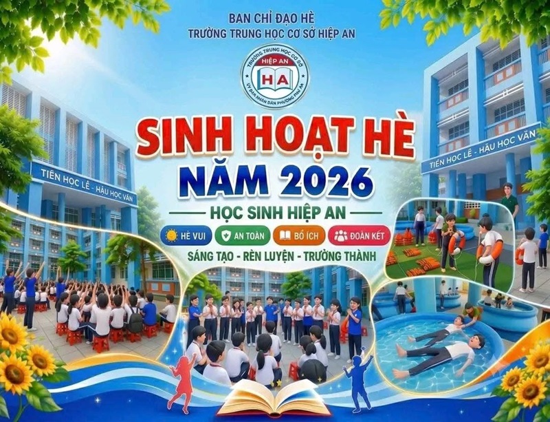 Ban Chỉ Đạo Hè Trường THCS Hiệp An Tổ Chức Sinh Hoạt Hè Chủ Đề "Ngày Gia Đình Việt Nam 28/6"